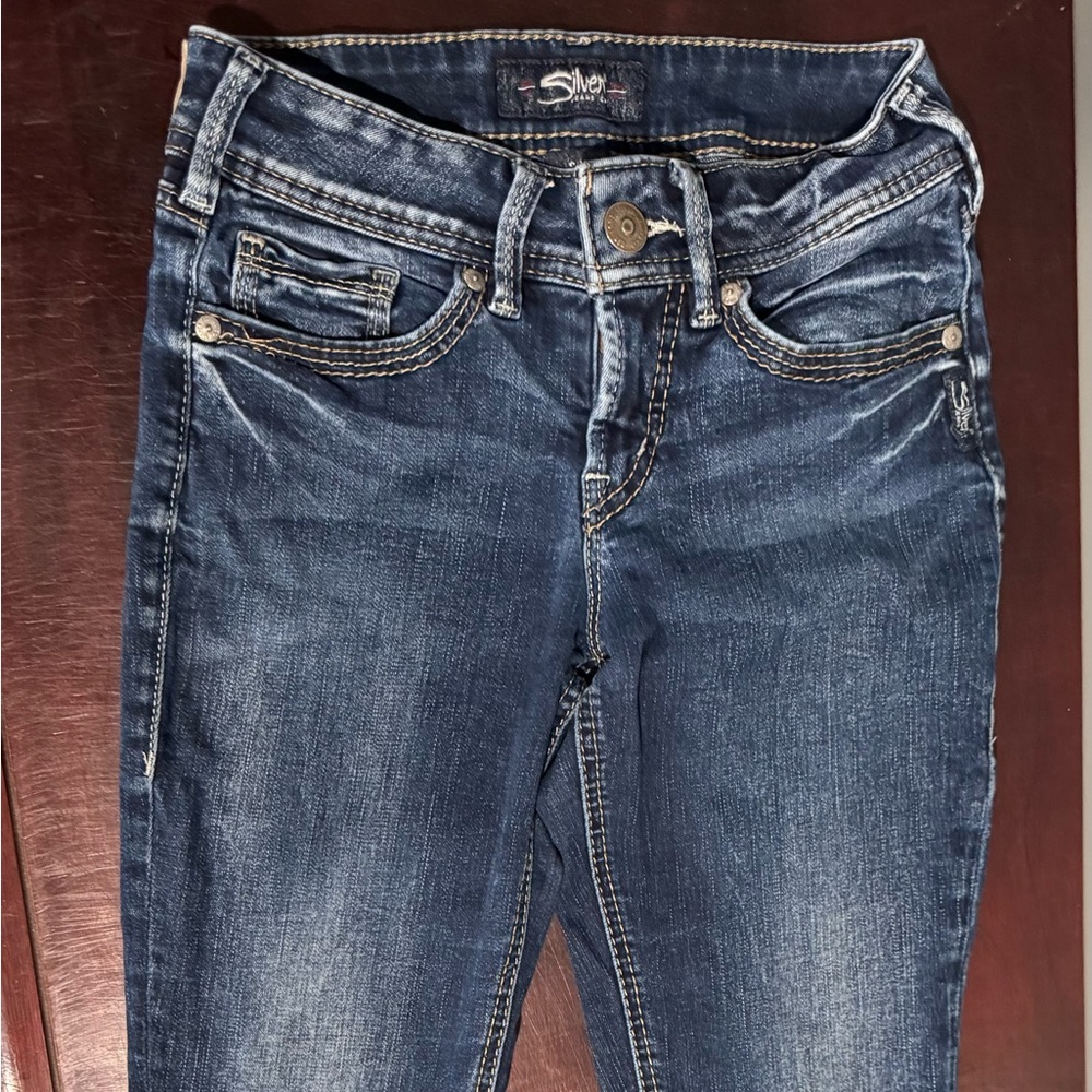 Silver Jeans Women's Dark Blue Skinny Jeans